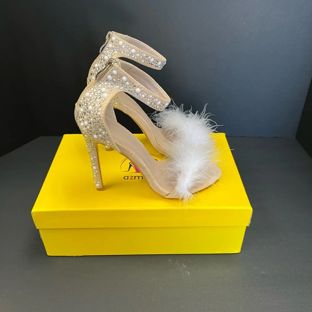 Azmodo Women’s Wedding/Party Stilettos - Picture 9 of 10